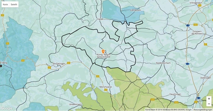 Mietspiegel Königsfeld im Schwarzwald 2022