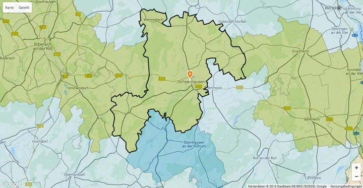 Mietspiegel Ochsenhausen 2023