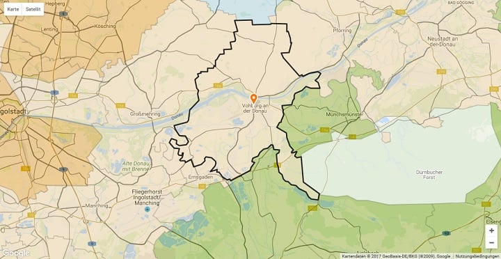 Mietspiegel Vohburg an der Donau 2024