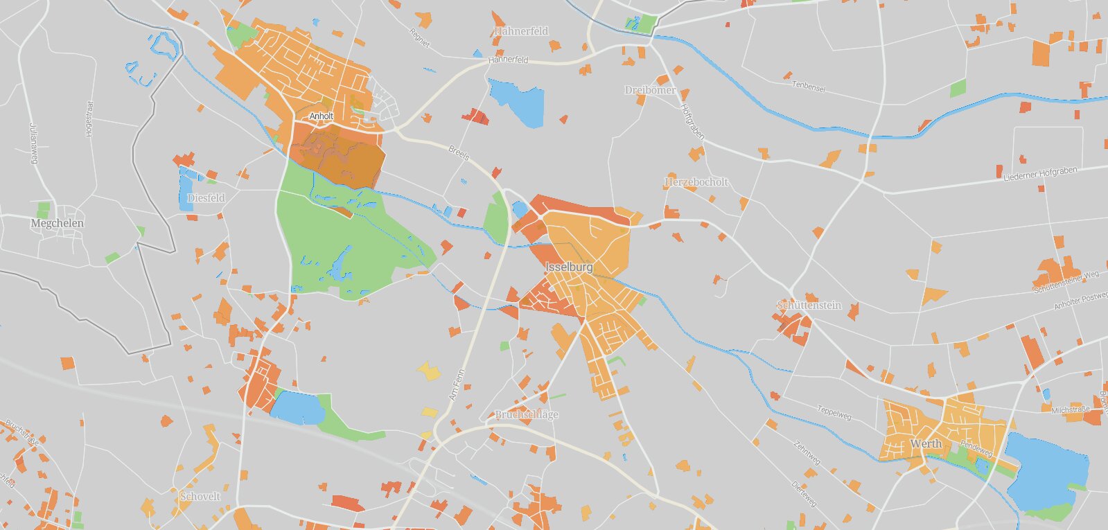 Mietspiegel Isselburg 2024