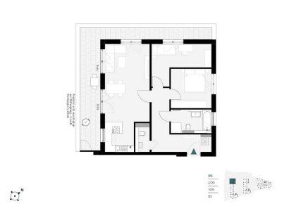 Tolle 3-Zimmer Wohnung mit Balkon und EBK I ERSTBEZUG
