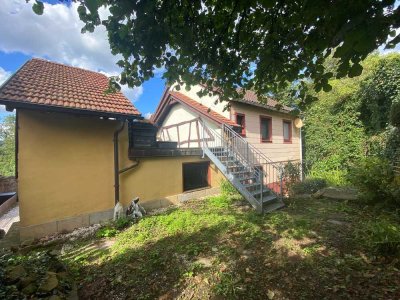Charmantes, großzügiges Haus mit Garten in der Feste Dilsberg