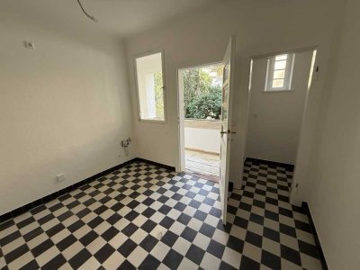 frisch sanierte 3-Zimmer Altbauwohnung mit Balkon zum Garten
