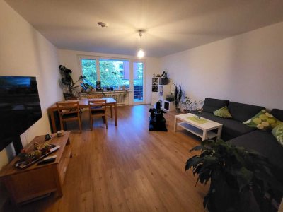 Zuhause mit zwei Zimmern und Balkon in der Südstadt