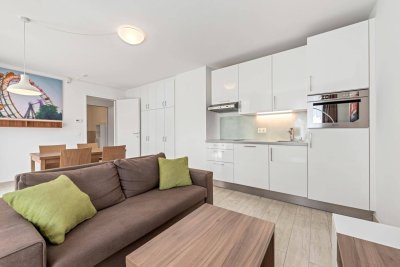 Möblierte 2-Zimmer-Wohnung zur Langzeitmiete (kein Serviced Apartment)