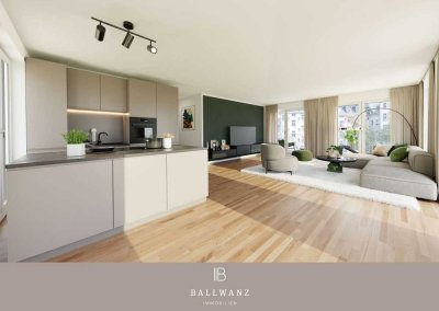 Urbaner Lifestyle: 4-Zimmer-Wohnung mit sonniger West-Terrasse