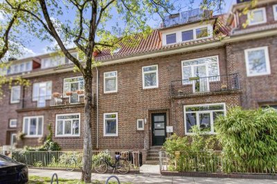 Bremen-Geteviertel: junge, moderne Maisonettewohnung über den Dächern in einem schönem Altbau