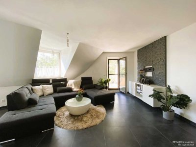 Modern - schick - stylisch   4,5-Zi.-Maisonette-Whg. mit Aussicht