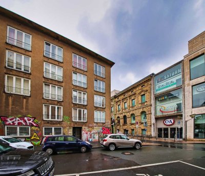 Großzügige 2,5-Raum-Wohnung mit Balkon + Terrasse und Einbauküche in Duisburg Dellviertel