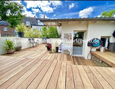 PRIVATVERKAUF! Saniertes EFH/ZFH + "Hochgarten" in Bestlage von Alt-Müngersdorf! Individuell PUR!