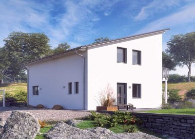Zeichnet sich besonders durch moderne Architektur und hohe Individualität aus. Inkl. Baugrundstück
