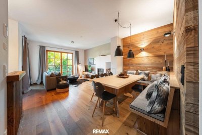Gartenwohnung mit Bergblick in Toplage – exklusiver Wohnkomfort