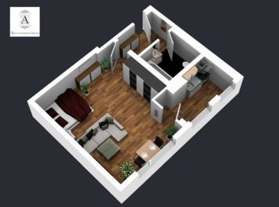 Zentrale 1-Zimmer Wohnung Innenstadt