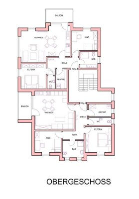 Komfort, Stil und Lebensqualität in naturnaher Umgebung im Obergeschoss Whg. Nr. 4 mit Balkon!