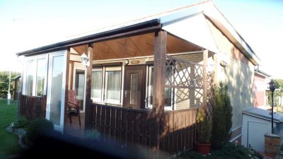 Ferienbungalow in Drigge mit Bootsliegeplatz zu verkaufen