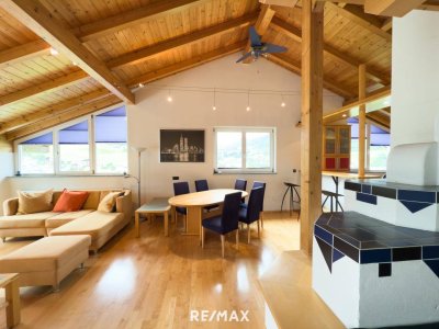 Weitblick über das Wipptal - Dachgeschoßwohnung mit zwei Ebenen in Steinach