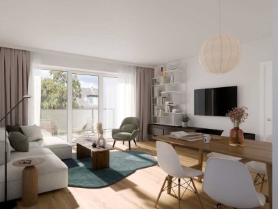 DT2 Energieeffiziente und helle 3-Zimmer-Wohnung im Neubau