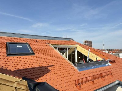 Einzigartig. Dachterrassenpenthouse in vollsaniertem Stuckaltbau mit Gestaltungsmöglichkeit!