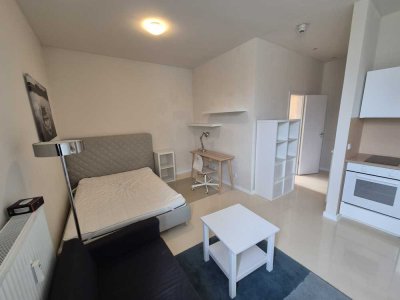 MÖBLIERTE 1 RAUM-WOHNUNG MIT  EXTRA DACHGARTEN! (TG)