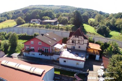 BERK Immobilien - Top Renditeobjekt! - Vielseitig nutzbare Gewerbe- und Wohnflächen in Laufach
