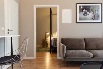 Gepflegte 2-Zimmer Wohnung, vollmöbliert, business stay