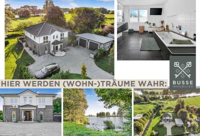 Ihr TRAUMHAUS! Direkt am Wasser – Repräsentativ, ruhig, modern und Exklusiv! Ein JUWEL in Bestlage.