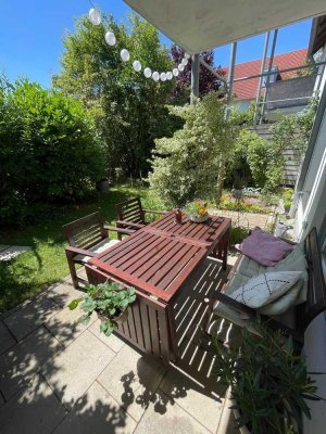 Helle 2-Zimmer Erdgeschosswohnung mit Garten in Petershausen