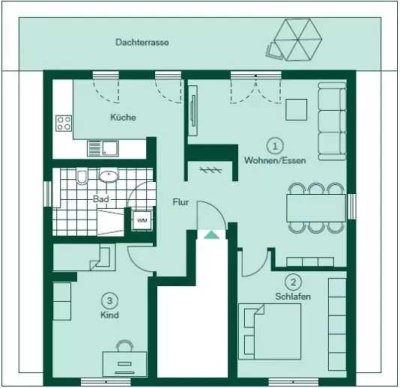 Exklusives Penthouse mit Terrasse in Berlin-Köpenick