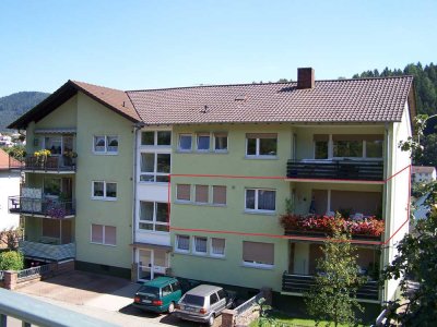 4-Zimmer-Wohnung mit 2 Balkonen,  Gartenmitbenutzung, Familienhaus, S-Bahn-Nähe, in Hirschhorn