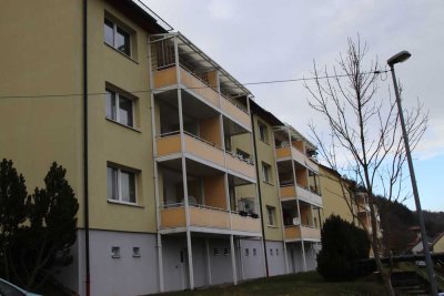 gepflegte Dreizimmerwohnung mit großem Balkon