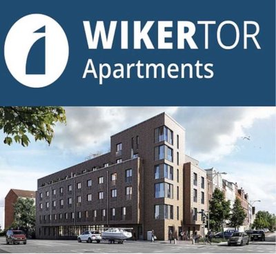 Schickes 1-Zimmer-Appartment im 2. OG mit Tiefgaragenstellplatz in Kiel-Wik