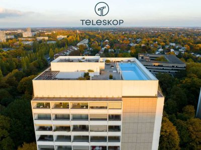 Frühlingsstart im traumhaften Architekten-Loft. Kernsanierte Sunset-Suite mit Alpen- & Townblick.