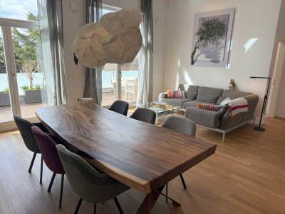 Zeitmiete ab 1.7.25 bis 30.6.26 Penthouse-Wohnung mit geh. Innenausstattung mit Balkon und EBK