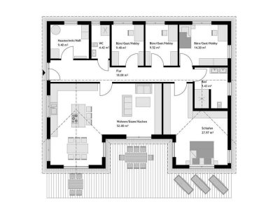 Großzügiger Bungalow - schon für das Alter vorsorgen