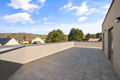 OSTERAKTION - Küchengutschein über 15.000 Euro bei Kauf bis 21.05.2025 *** Dachgeschoss *** 4-Zimmer mit rund 115m² Terrasse / Loggia *** Leben im Weinviertel *** Nähe Wolkersdorf und Gerasdorf