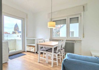 KA-Weststadt: 1,5 Zimmer Wohnung mit 2 Balkonen ab 01.02.2026 zu vermieten