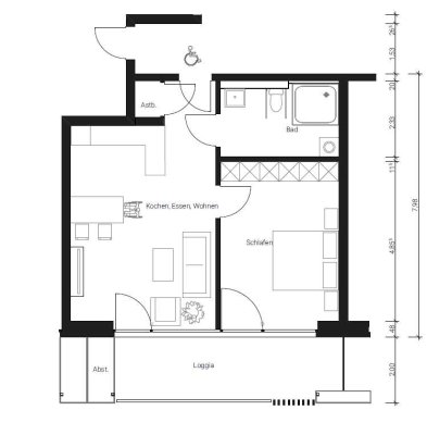 Schöne 2-Zimmer Wohnung Dutum/Dorenkamp