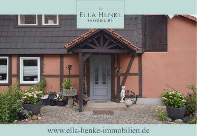 Für ein Pärchen: Romantischer Resthof mit schönem Garten, Partyscheune + PV-Anlage...