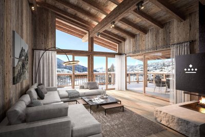 Luxus-Penthouse in idyllischer Traumlage mit direktem Ski-In/Ski-Out