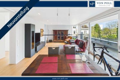 Bielefeld-Mitte: 140 m² Penthouse | KfW 55 | Dachterrasse | Hochwertige Einbauten | 2 TG-Plätze