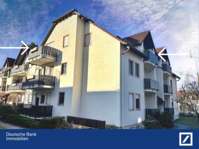 Helle 3-Zimmer-Wohnung mit zwei Balkonen und Garage in bester Lage