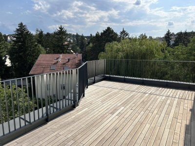 Der schönste Blick in Hietzing ! Dachgeschoß mit großer Terrasse