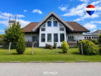 Gewerbeliegenschaft mit hochwertigem Wohnhaus und großzügigen Freiflächen in Pupping