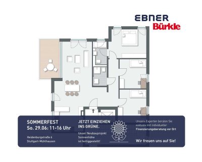 Elegante Etagenwohnung – 110 m² mit großem Balkon und hochwertiger Ausstattung | 4 Zimmer