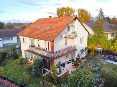 Speyer: Freistehendes 2-Familienhaus mit herrlichem Garten in sehr guter Wohnlage