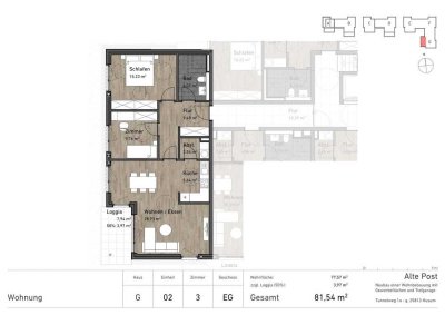 Willkommen im Wohnquartier "Alte Post"  - Neubau von 107 Wohneinheiten