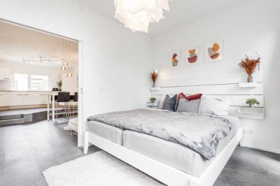 Vollmöbliert & flexibel - Stilvolle 3-Zimmer-Wohnung  mit Balkon in Berlin-Spandau