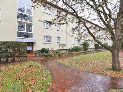 Hochparterre Wohnung in ruhigem Wohnumfeld