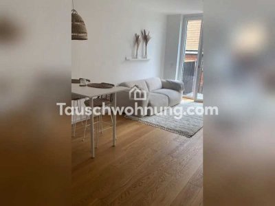Tauschwohnung: Suche: Ab 3 Zimmer; Biete 2-Zimmer Neubau im Schloßquartier