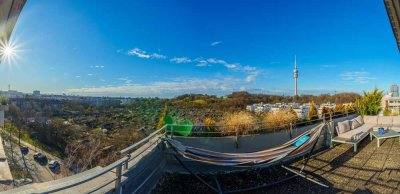 Stilvolles Penthouse mit Panoramablick – Schwabing von seiner schönsten Seite